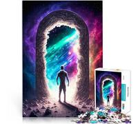 1000 Piece teenager Puzzles Space Portal Pädagogisches Spielzeug zum Stressabbau Geburtstagsgeschenk, Geschenke, Wandkunst75x50cm