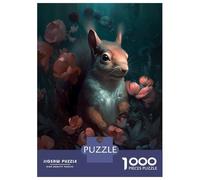 1000 Piece Teenager Puzzles Squirrel Whimsical Jigsaws for Adults Relaxing Games Presents for Women Parent-child Interaction 70x50cm/1000pcs