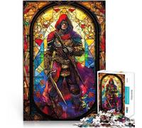 1000 Piece teenager Puzzles Stained Glass Battle Mage Herausforderndes Spiel Angebot als Geschenk für die ganze Familie75x50cm