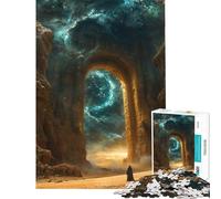 1000 Piece Teenager Puzzles Starry Gateway to Infinity Jigsaw Puzzle 1000 DIY Toys Precision Cutting Deal As Gifts for The Whole Family (38x26cm)