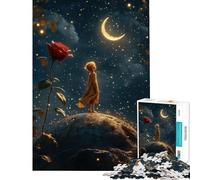 1000 Piece Teenager Puzzles The Little Prince Under The Stars Hands-on Game Learning Educational Toys Secret Santa Gifts Staycation Kill Time (Size 38x52cm)
