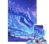 1000 Piece Teenager Puzzles The Long-Vanished Frost Dragon Family Game Brain Intelligence Challenge Addictive Toys Secret Santa Gifts Enhance Memory (Size 50x75cm)
