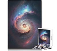 1000 Piece Teenager Puzzles The Milky Way Galaxy Core Perfect Calm Relaxing Hobby Consistent Clean Cut Play Toy Size 50x75cm