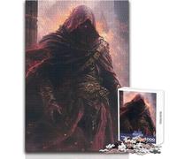 1000 Piece Teenager Puzzles The Necromancer of The Black Gate Perfect Calm Relaxing Hobby Consistent Clean Cut Play Toy Size 38x52cm