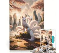 1000 Piece Teenager Puzzles The Nine Tailed Kitsune Educational Games Train Your Brain And Hands Artists Collection Fine Art 50x75cm