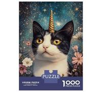 1000 Piece Teenager Puzzles Unicorn Cat Fantasy -1 Jigsaw for Adults Anti-Stress Toys Difficult Challenge Birthday And Unique Gifts 52x38cm/1000pcs