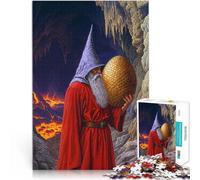 1000 Piece teenager Puzzles Wizard with Golden Egg Stress Reliever Difficult Challenge Birthday Present, Gifts, Wall Art 50x70cm