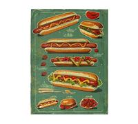 1000-Piece Tempting Hot Dog Puzzle - Classic Food, Brain - Exercise