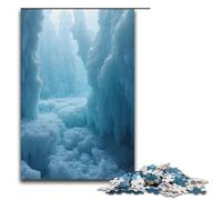 1000 Piece Ten Thousand Years of Ice Condenses Ancient Memories Jigsaw for Kids Wooden Puzzles Home Art Decor 1000 PCS(38x26cm)