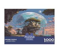 1000 Piece The Azure Homeworld Jigsaw Puzzles for Adults Gifts Challenging Games Home Decors Alien Shore Jigsaw Puzzle for Adults And Kids Age 12 And Up 38x26cm/1000pcs