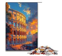 1000 Piece The Colosseum in Rome Puzzles Gifts Jigsaw for Adults Christmas Wishlist with Santa Claus for Teenager Age 14 Up 75x50cm