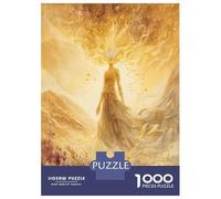 1000 Piece The Dawn Goddess Game Puzzle for Adults Gifts Fun Challenging Home Decoration The Desert Flower Realm Jigsaw Puzzle for Adults And Kids Age 12 And Up 70x50cm/1000pcs