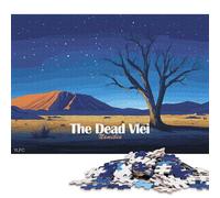 1000 Piece The Dead Vlei Namibia Landscape Puzzles For Adults Wooden Puzzles Brain Teaser Puzzles For Children 1000pcs (75x50cm)