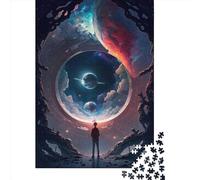1000 Piece The Door To The Unknown Jigsaw Puzzle for Adult Teenagers Wooden Puzzle Christmas Eve Gifts 1000pcs (75x50cm)