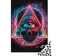 1000 Piece The Eye Of Providence Puzzles for Adults Wooden Puzzles Educational Game for Children As A 1000pcs (75x50cm)