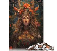 1000 Piece The Forest Druid Jigsaw Puzzles for Adult Teenagers Wooden Puzzles Sustainable Puzzle for Adults | Games 1000pcs (75x50cm)