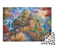 1000 Piece The Great Wall_ China Jigsaw Puzzle for Adults Kids, Family Activity Puzzles Challenging & Gift-Ready Toy 52x38cm/1000pcs