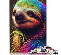 1000 Piece The Kindless Sloth Puzzles for Wooden Puzzles Educational Game for Adult 1000pcs (75x50cm)
