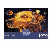 1000 Piece The Labrador Retriever Game Puzzle Great Gift for Adults Challenging Games Home Decoration Brainteasing Dogs Jigsaw Puzzle for Adults And Kids 38x26cm/1000pcs
