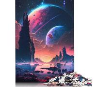 1000 Piece The Lake Of Cosmos Puzzles for Adults Wooden Puzzles Educational Game for Children As A 1000pcs (75x50cm)