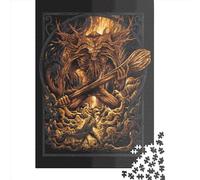 1000 Piece The Last Demon Square Puzzle for Adults, Paper Puzzles Puzzle Hands-on Game 38x26cm/1000pcs