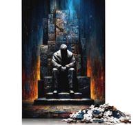 1000 Piece The One Who Waits Upon The Throne - Silent King of Ash And Flame Jigsaw Puzzles for Adults Puzzle Jigsaws for Adults Learning Educational Toys 1000pcs (75x50cm)