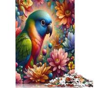 1000 Piece The Parrot Is My Friend Square Puzzles for Adults, Paper Puzzles Family Entertainment Toys 38x26cm/1000pcs