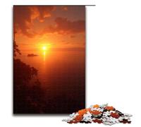 1000 Piece The Rising Sun Jigsaw for Kids Wooden Puzzles Home Art Decor 1000 PCS(75x50cm)