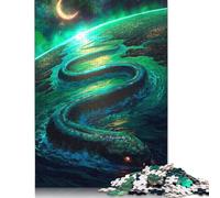 1000 Piece 'The World Serpent Puzzles for Paper Puzzles Educational Game for Adult 38x26cm/1000pcs