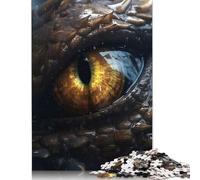 1000 Piece Thunder Dragons Topaz Eye Jigsaw Puzzles for Adult Teenagers Paper Puzzles For Family Fun & Game Night 1000pcs (38x26cm)