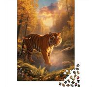 1000 Piece Tiger Jigsaw Puzzle for Adults Kids - A Mindful Challenge, Family Game, Woods Jigsaws, Home Decoration Unique Gift 38x26cm/1000pcs