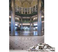 1000 Piece Tokyo Station Square Jigsaw Puzzles for Adults & Wooden Puzzles Learning Educational Toys Family Games 1000pcs (75x50cm)