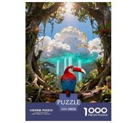 1000 Piece Toucan Jigsaw Puzzle for Adults - Cooperative Play & Educational Activity, Jungle Secret Realm Jigsaws, Home Decoration Unique Gift 38x26cm/1000pcs