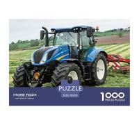 1000 Piece Tractor Jigsaw Puzzle for Family Night - Eco-Friendly Paper, Fun Group Activity & Engaging Home Project 70x50cm/1000pcs