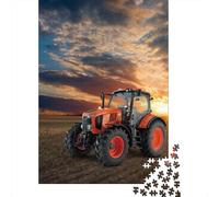 1000 Piece Tractor Jigsaw Puzzle for Family Night - Eco-Friendly Paper, Fun Group Activity & Engaging Home Project 38x26cm/1000pcs
