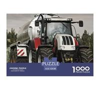 1000 Piece Tractor Jigsaw Puzzle for Family Night - Eco-Friendly Paper, Fun Group Activity & Engaging Home Project 52x38cm/1000pcs