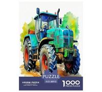 1000 Piece Tractor Jigsaw Puzzles Great Gift for Adults Challenging Games Home Decoration Agricultural Tools Jigsaw Puzzle for Women Men Adult 52x38cm/1000pcs