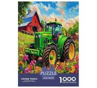 1000 Piece Tractor Jigsaw Puzzles Great Gift for Adults Educational Games Home Decors Brainteasing Agricultural Tools Jigsaw Puzzle for Women Men Adult 70x50cm/1000pcs