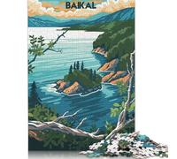 1000 Piece Tranquil Lake Baikal Jigsaw Puzzle for Adult Teenagers Puzzles for Teenagers Gifts Home Educational Games DIY Toys 38x26cm/1000pcs