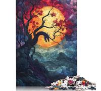 1000 Piece Tree of The Dragons Jigsaw Puzzle for Adult Teenagers Paper Jigsaw Puzzles Educational Game Challenge Toy Birthday Gifts 1000pcs (75x50cm)
