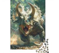 1000 Piece Triceratops Jigsaw Puzzles for Adults Puzzles for Adults Puzzles Unique Home Decor And Gifts 1000pcs (75x50cm)