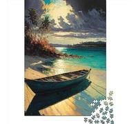 1000 Piece Tropical Destination Adult Puzzles Wooden Puzzle for Adults Educational Game Challenge Toy 1000pcs (75x50cm)