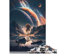 1000 Piece Twilight Stellar Horizon Creative Square Jigsaw Puzzles for Adults And Wooden Puzzles Educational Game for Adult 1000pcs (75x50cm)