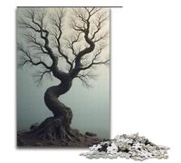 1000 Piece Twisted Branches Puzzles Gifts Jigsaw Puzzles for Adults Christmas Wishlist with Santa Claus for Teenager Age 14 Up 1000 PCS(38x26cm)