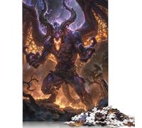 1000 Piece Twisted Demon Fury Puzzles for Adults Wooden Puzzles Educational Game for Children As A 1000pcs (75x50cm)