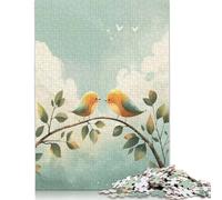 1000 Piece Two Birds on A Branch Adult Puzzles Puzzle for Adults And Teenager Jigsaw Puzzles for Adults Educational Game Challenge Toy 1000pcs (75x50cm)