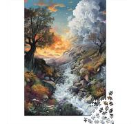 1000 Piece Two Colored Tree Jigsaw Puzzles for Adults Wooden Puzzles for Teenagers Gifts Unique Home Decor And Gifts 1000pcs (75x50cm)