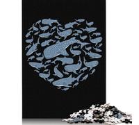 1000 Piece Underwater Whale Shark Creative Square Jigsaw Puzzles for Adults & Wooden Puzzles Stress Relief Puzzle Games And Unique 1000pcs (75x50cm)