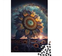 1000 Piece Universe Sunflower4565 Jigsaw Puzzles for Adults Puzzle Adult Jigsaw Puzzle Home Decoration Puzzle Toys 1000pcs (75x50cm)