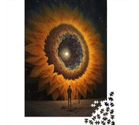 1000 Piece Universe Sunflower7 Jigsaw Puzzle for Adult Teenagers Jigsaw Puzzle For Family Fun & Game Night 1000pcs (38x26cm)